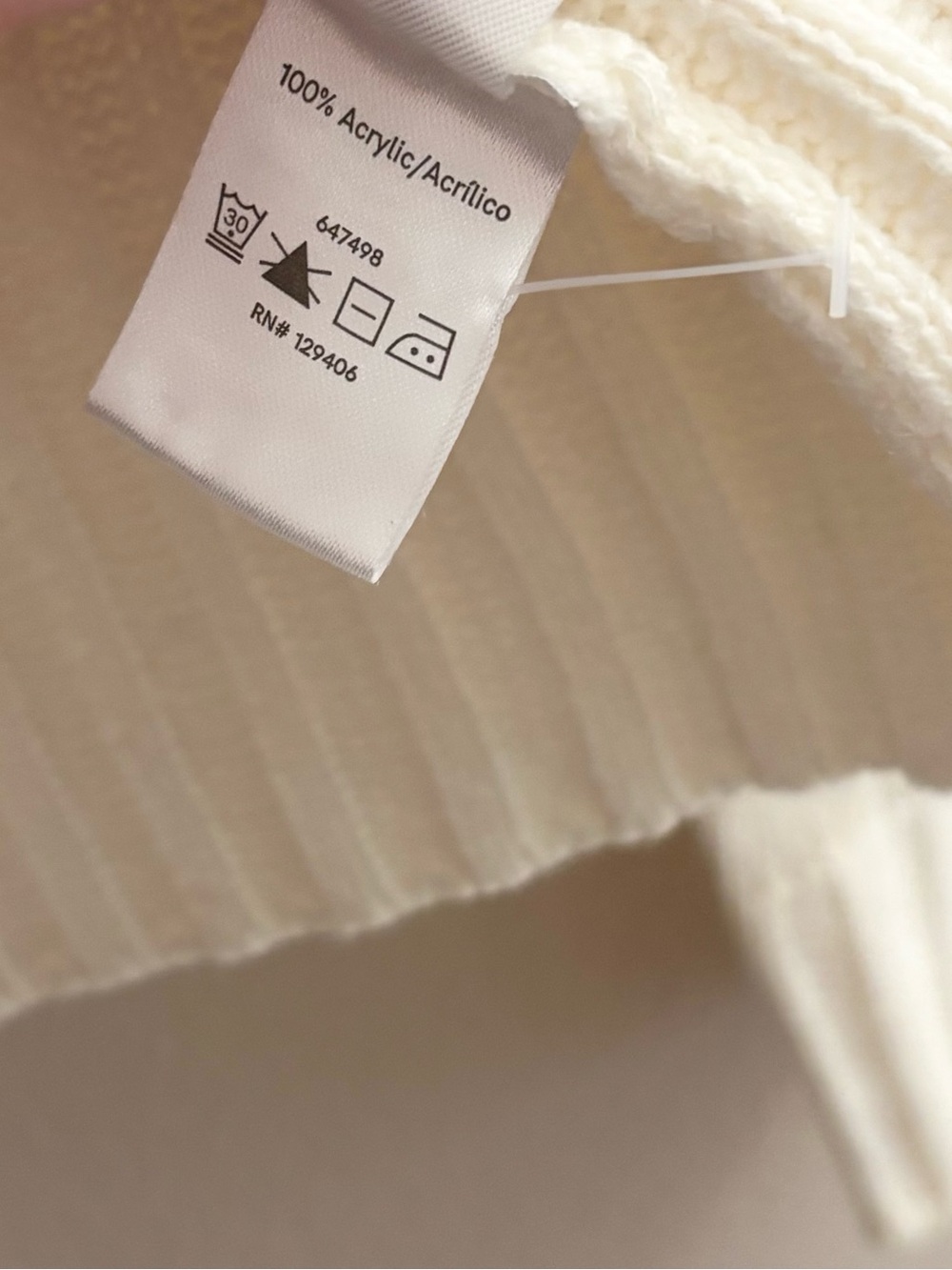 VENUS Cream/White Ribbed Button-Front Cardigan - Picture 5 of 6